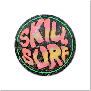 Coral Skill Surf Posters and Art